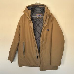 Patagonia Men's Windshadow Parka - Size Medium - Coriander/Brown - 26495